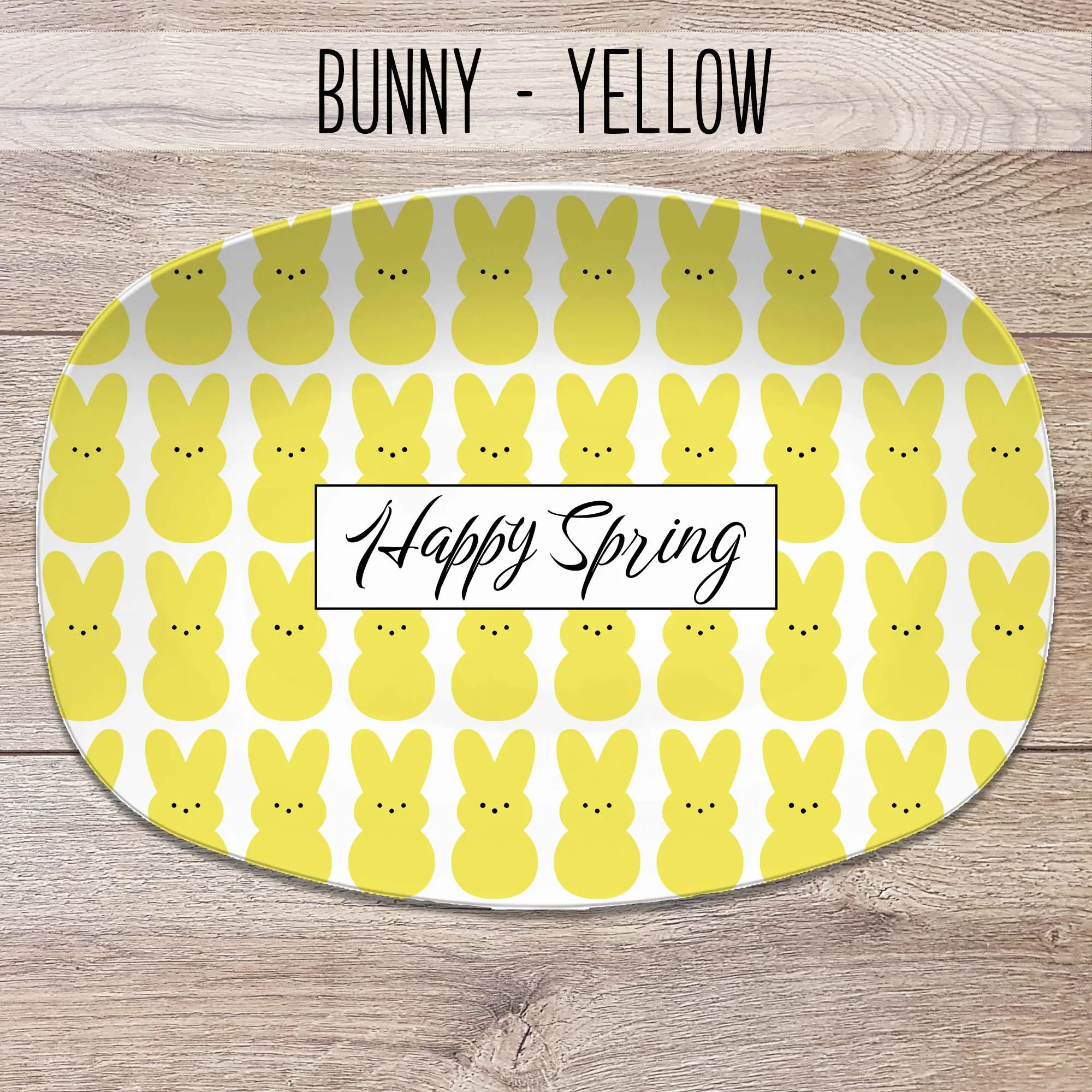 Easter Bunny Personalized Platter