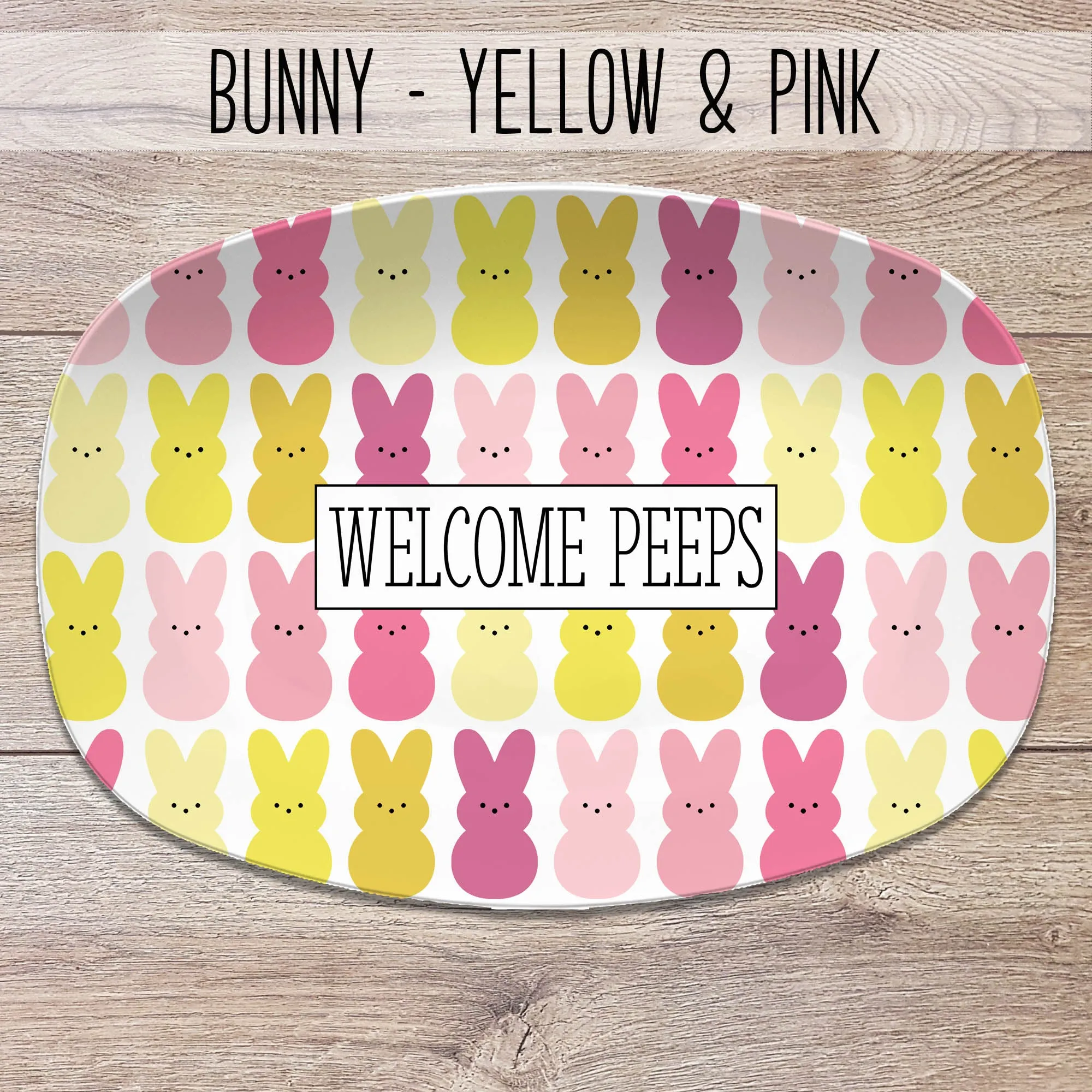 Easter Bunny Personalized Platter
