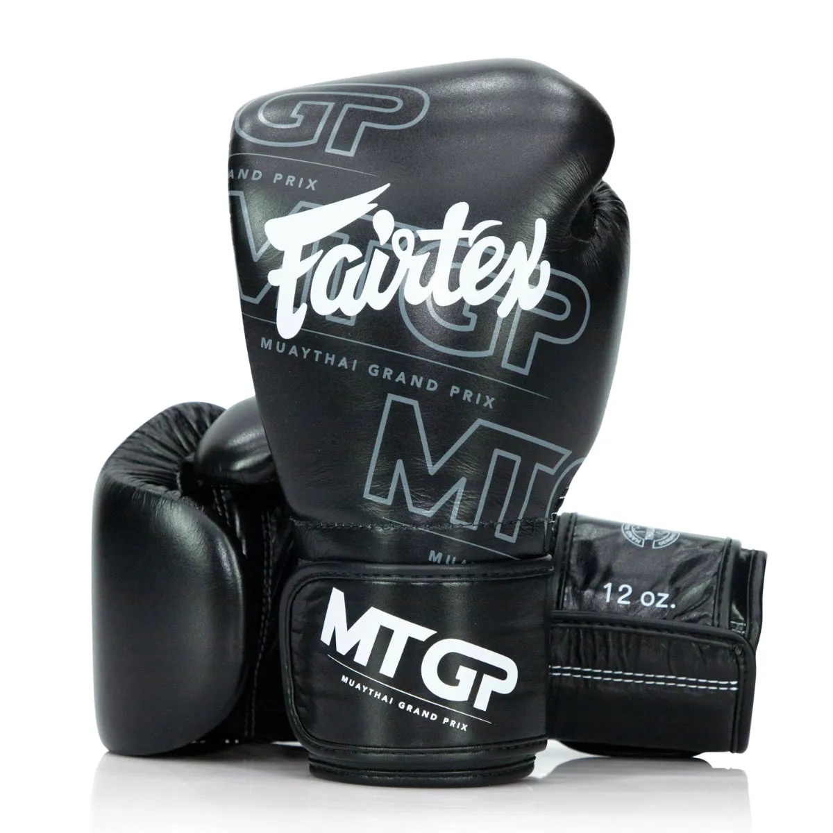 Fairtex X MTGP Hook and Loop Fastening Boxing Gloves Black