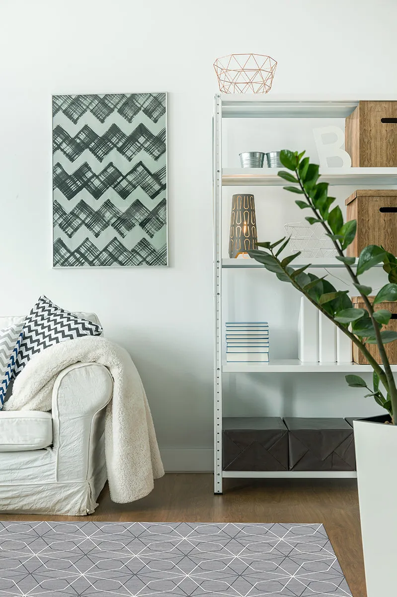 Geometrix Grey Rug