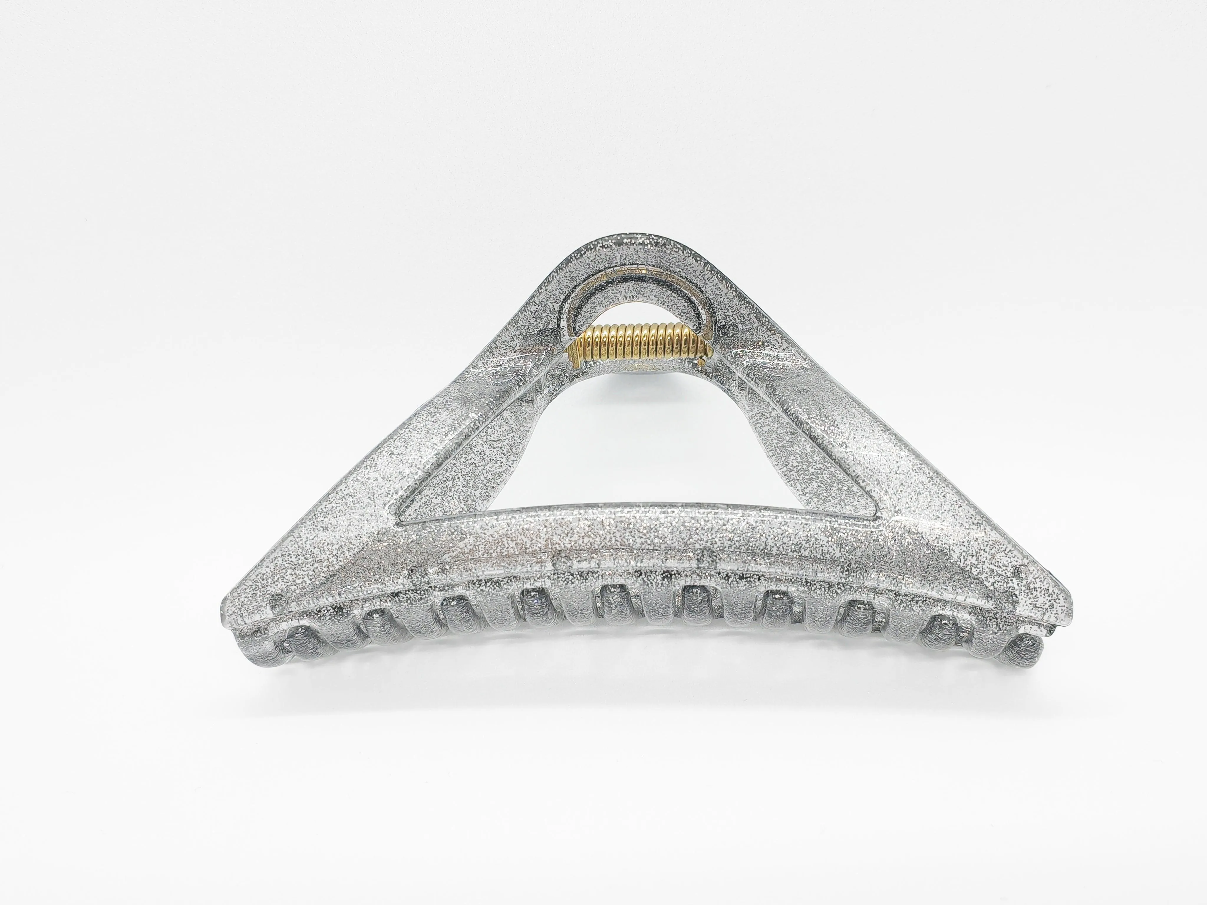 Glimmering Triangle Hair Claw Clip