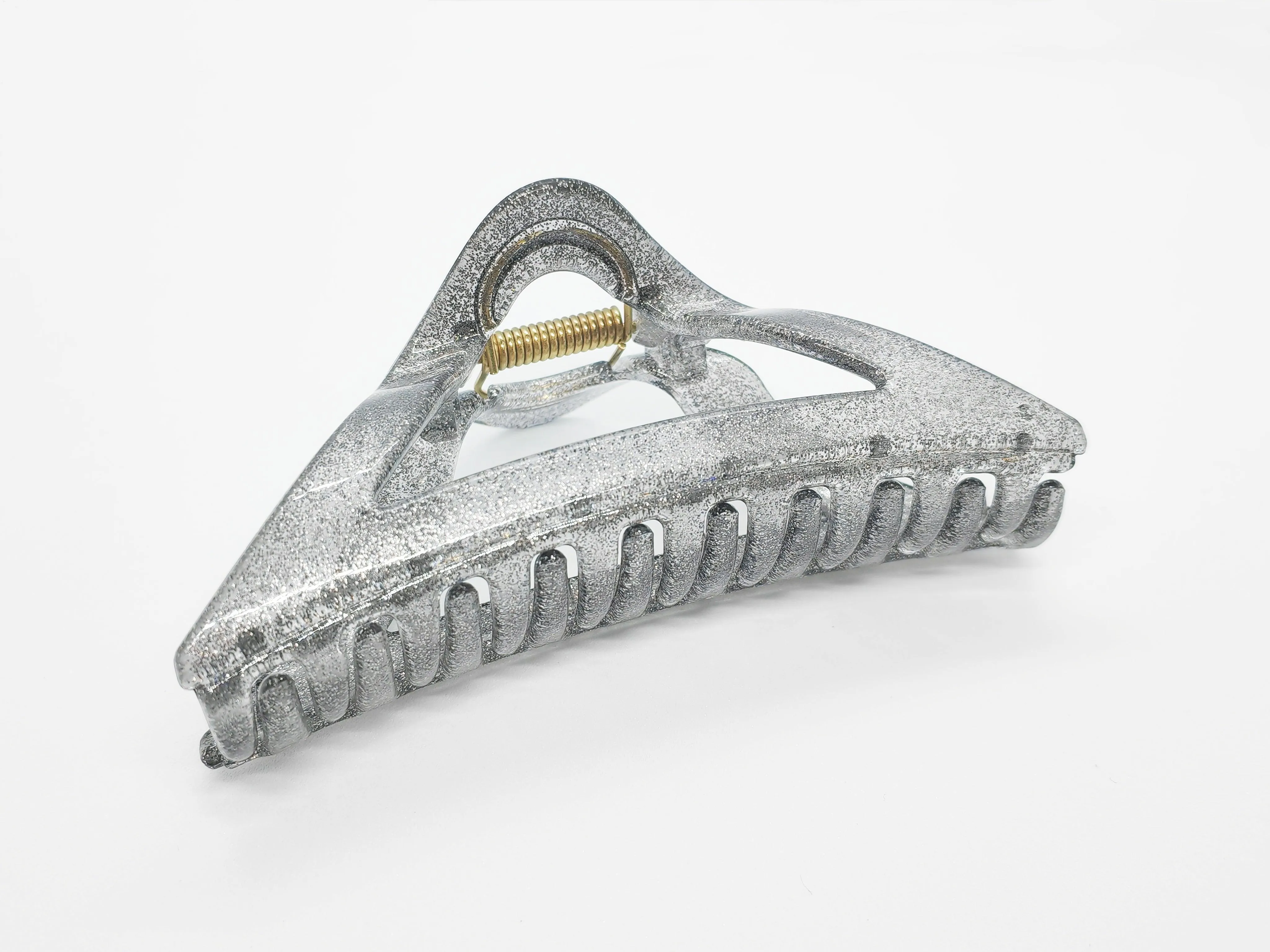 Glimmering Triangle Hair Claw Clip