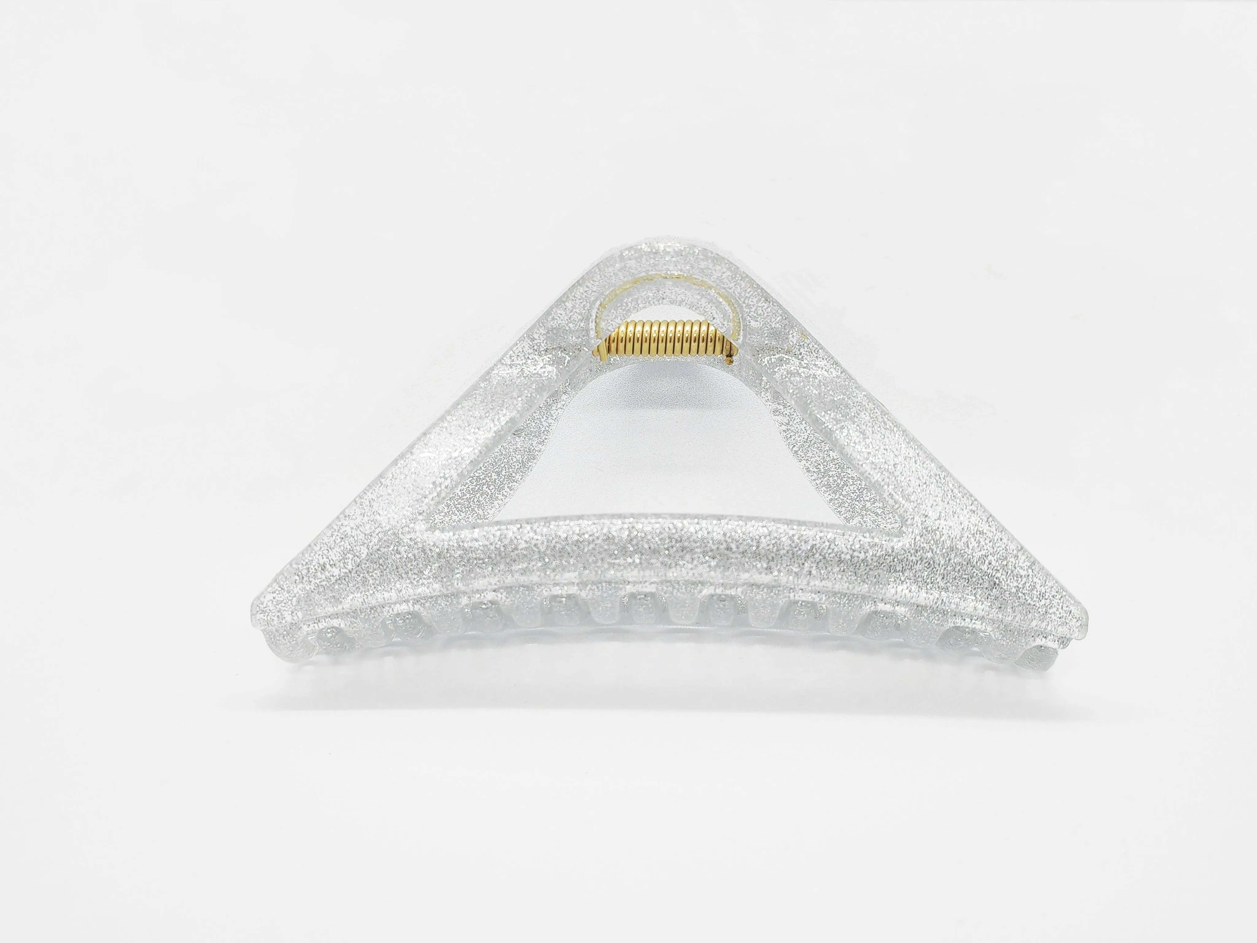 Glimmering Triangle Hair Claw Clip