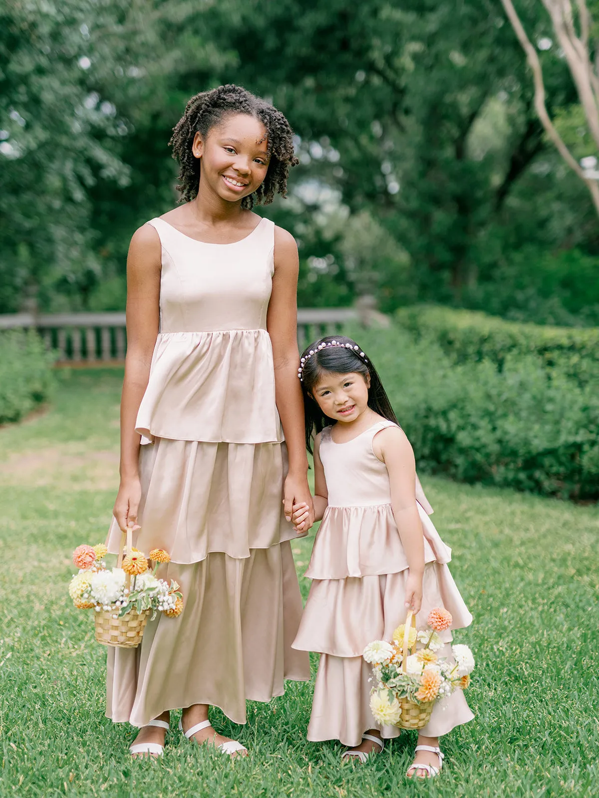 Juniors Georgia Satin Dress | Made To Order