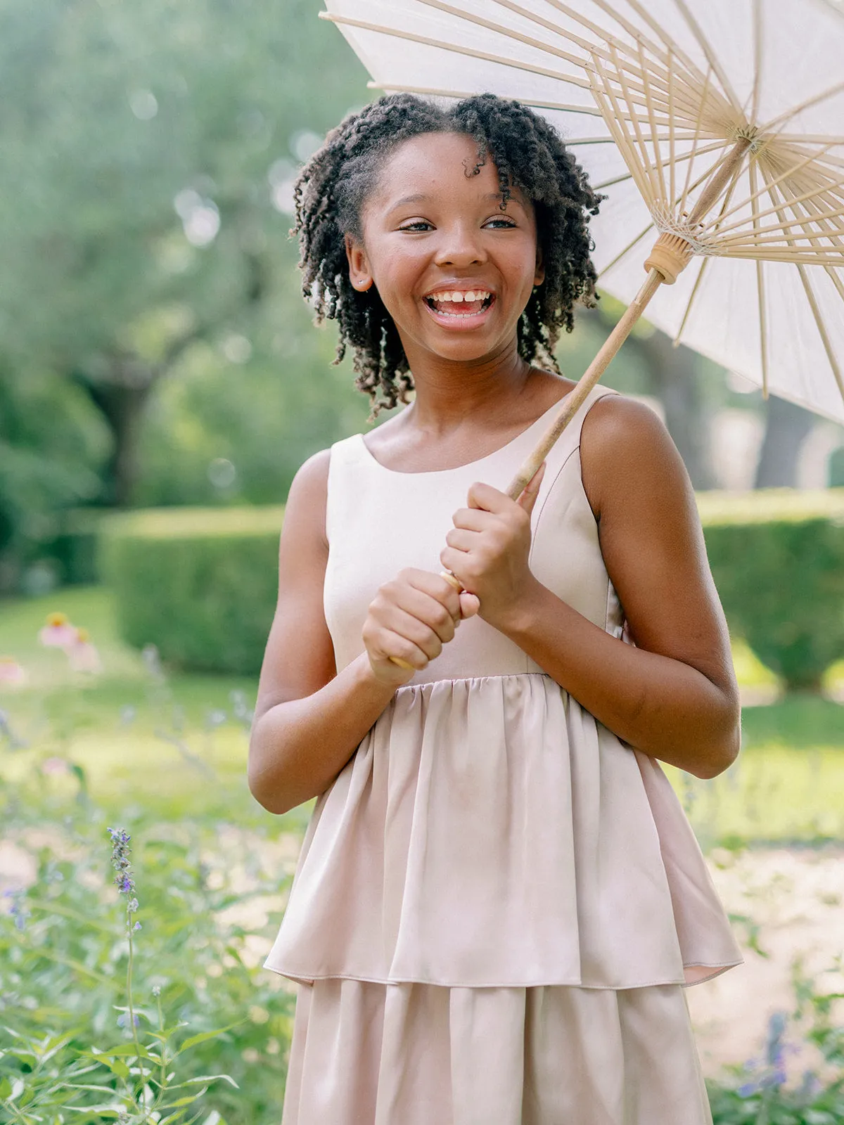 Juniors Georgia Satin Dress | Made To Order