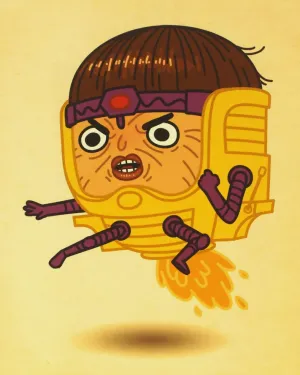 Just Like Us AP Modok Marvel Giclee Print by Mike Mitchell