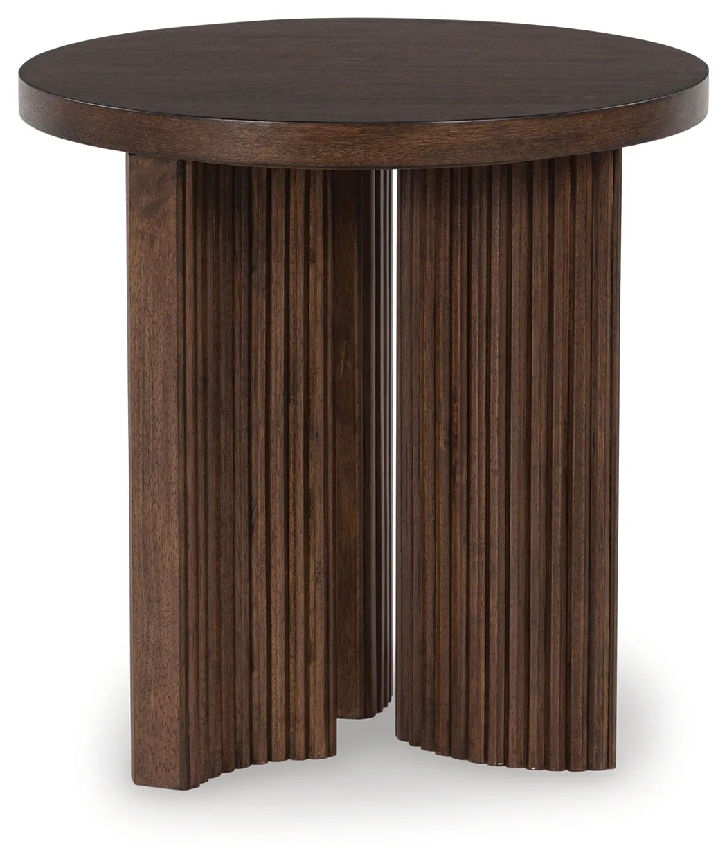 Korestone Coffee Table with 1 End Table in Dark Brown