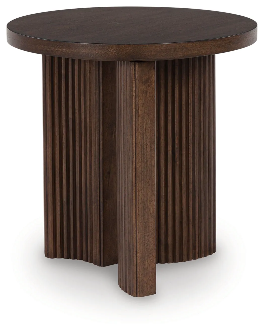 Korestone Coffee Table with 1 End Table in Dark Brown