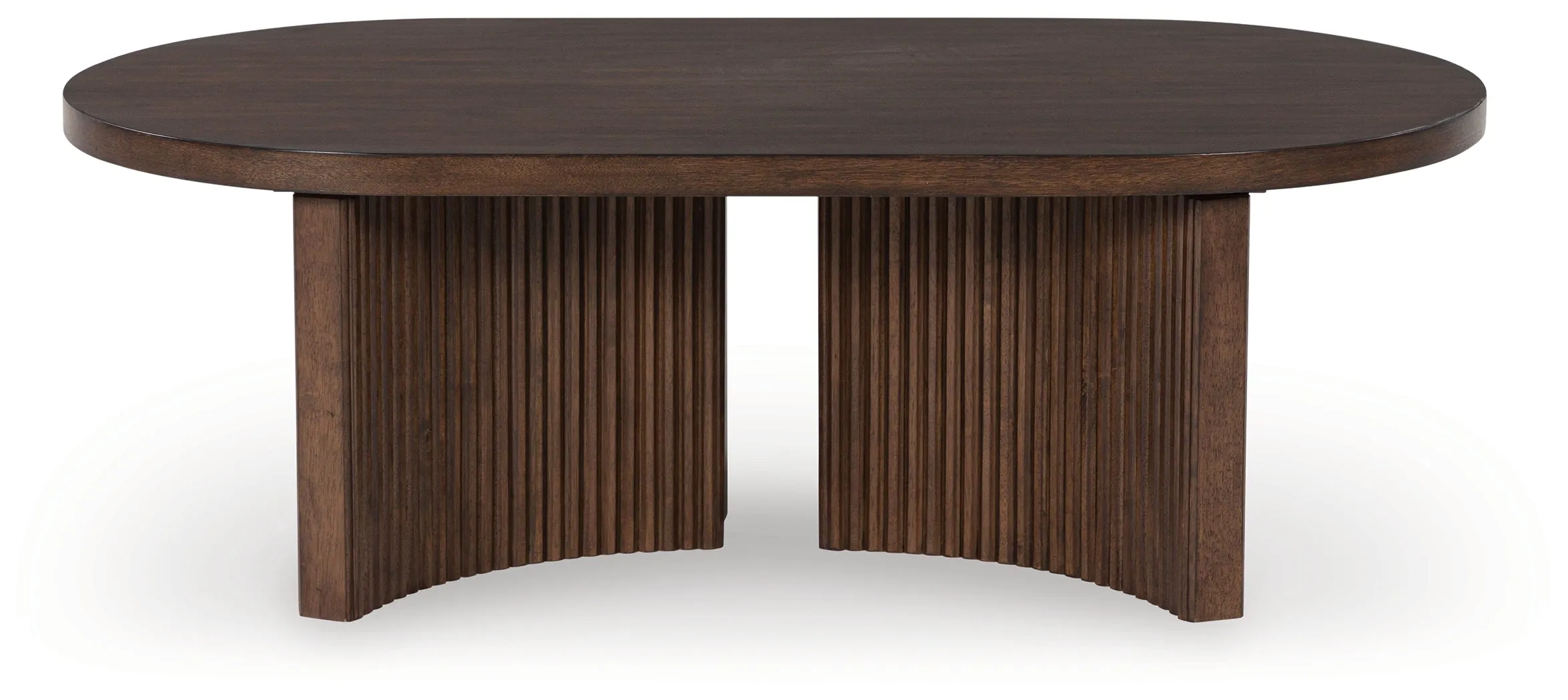 Korestone Coffee Table with 1 End Table in Dark Brown