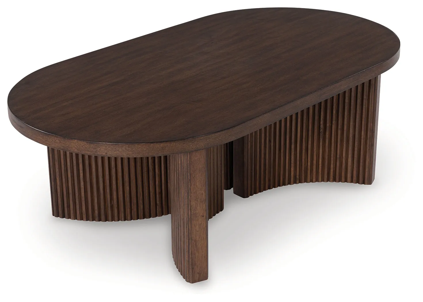 Korestone Coffee Table with 1 End Table in Dark Brown