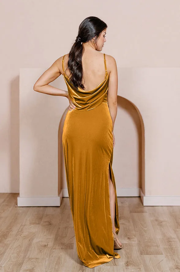 Nadia Velvet Dress | Made To Order