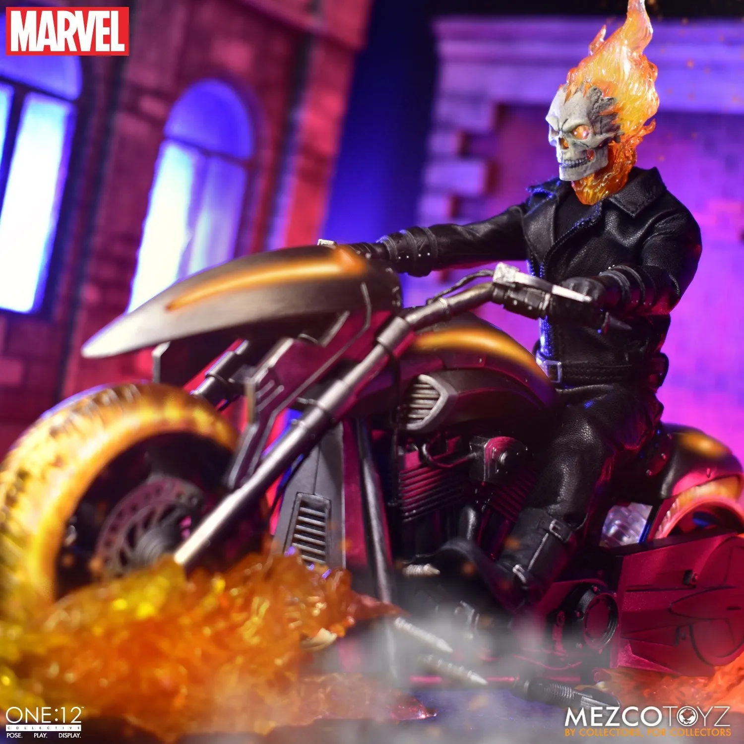 One 12 Collective Ghost Rider and Hell Cycle Set (Display Piece)