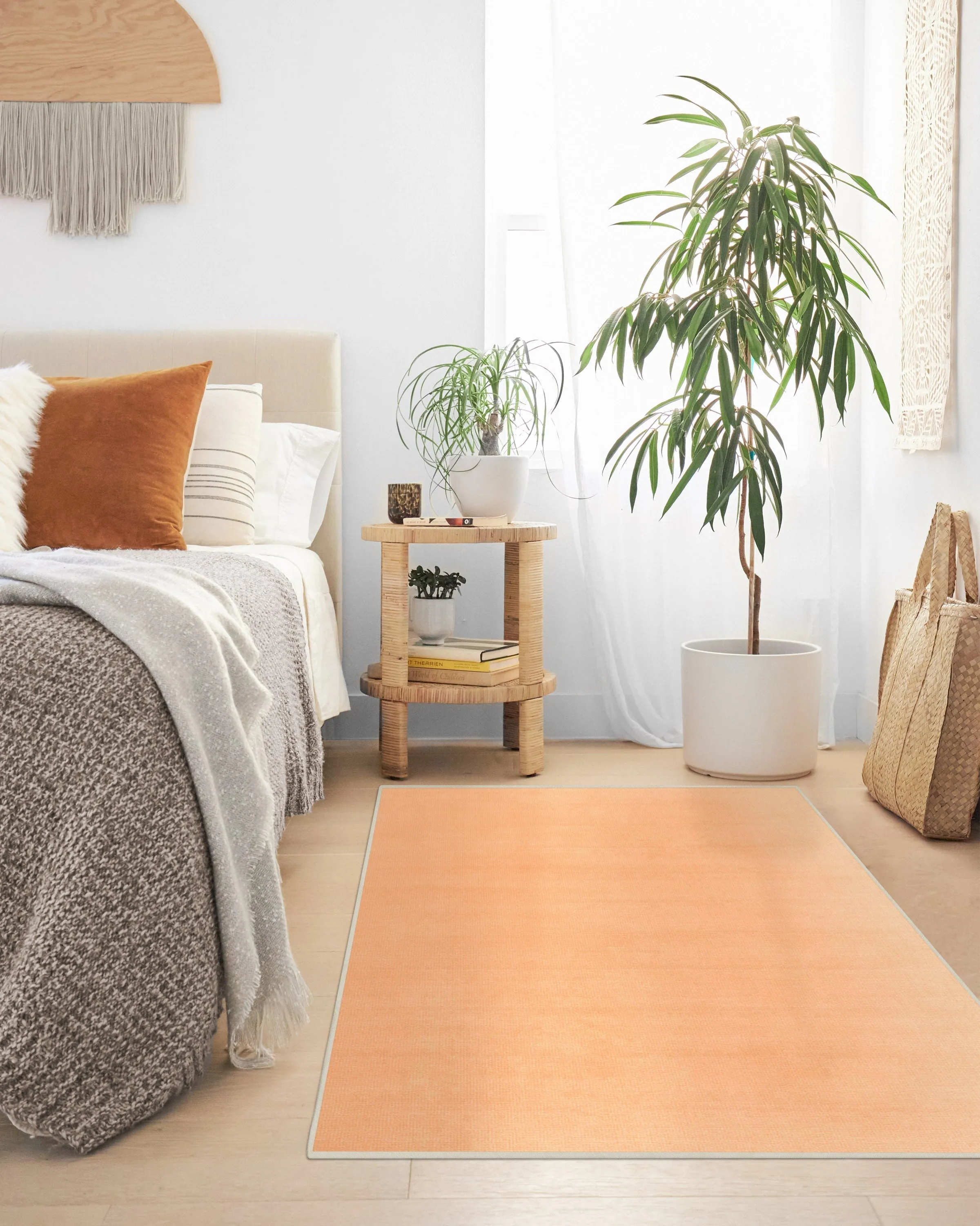 Pantone Peach Fuzz Flux Ombre Rug