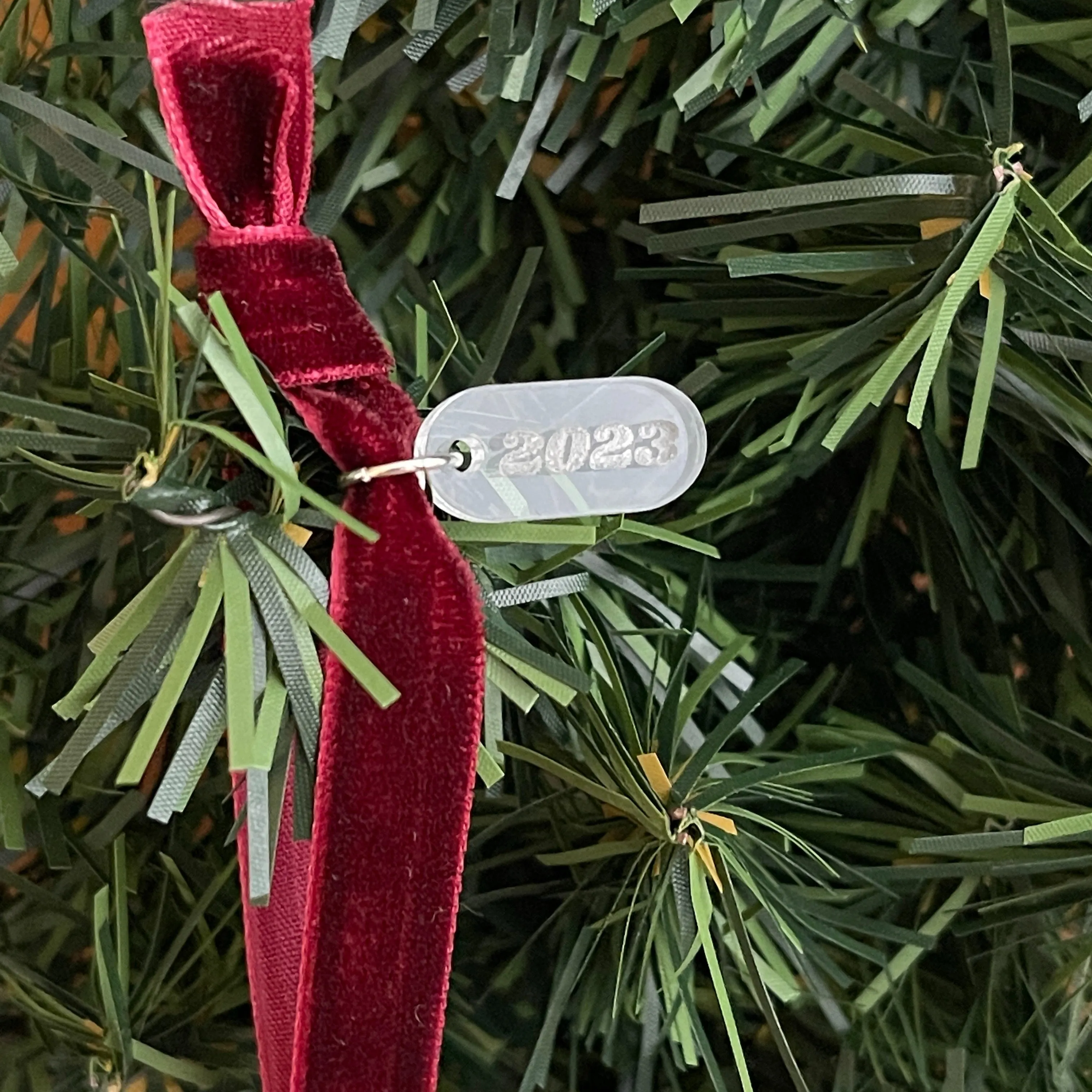 Personalized Christmas Together Subtle Polyamory Ornament