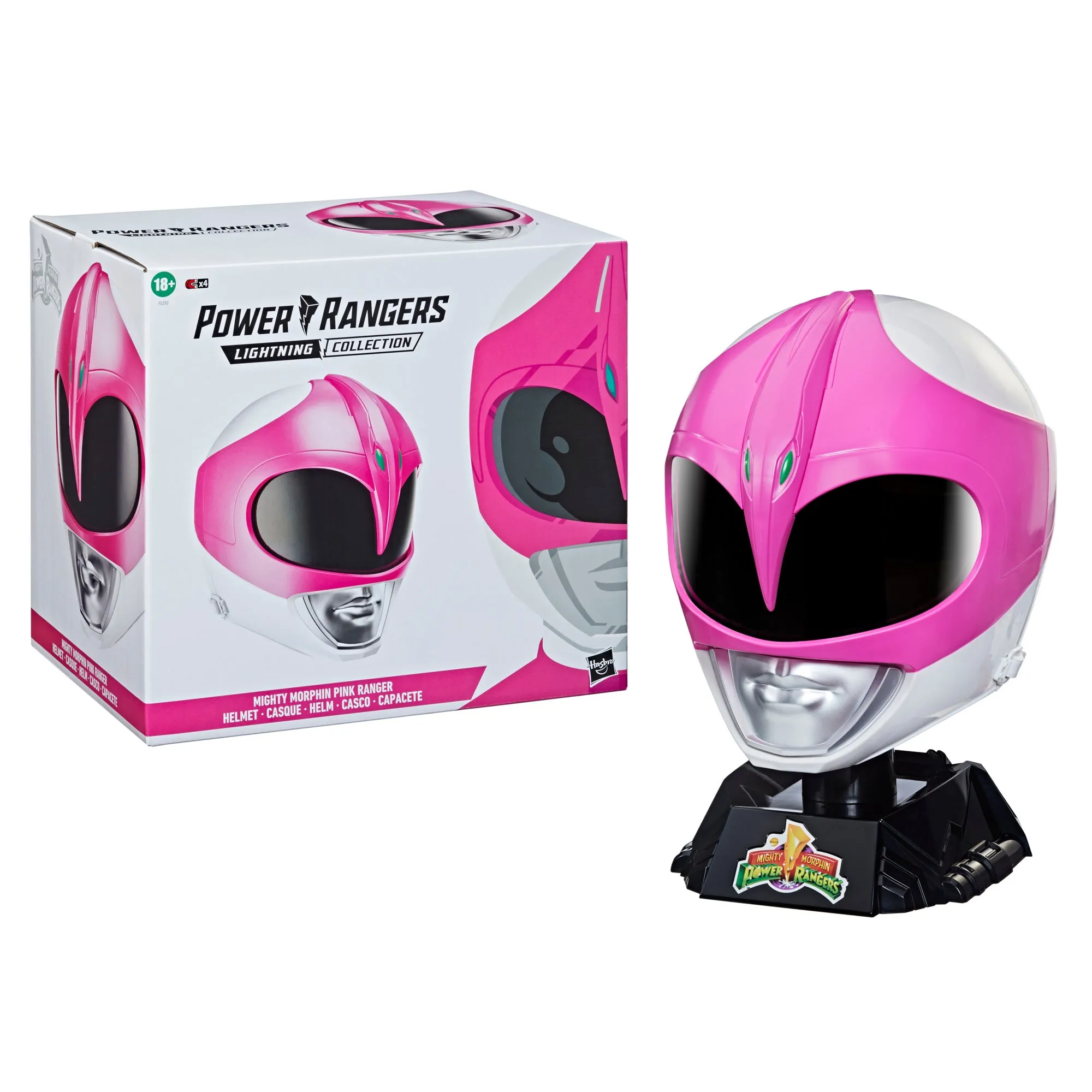 Power Rangers Lightning Collection Mighty Morphin Pink Helmet