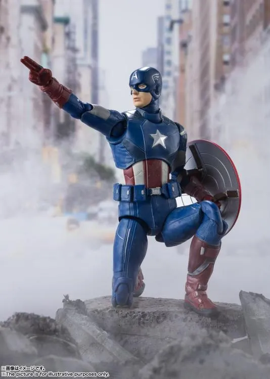 S.H. Figuarts Avengers Captain America (Avengers Assemble Edition) Action Figure
