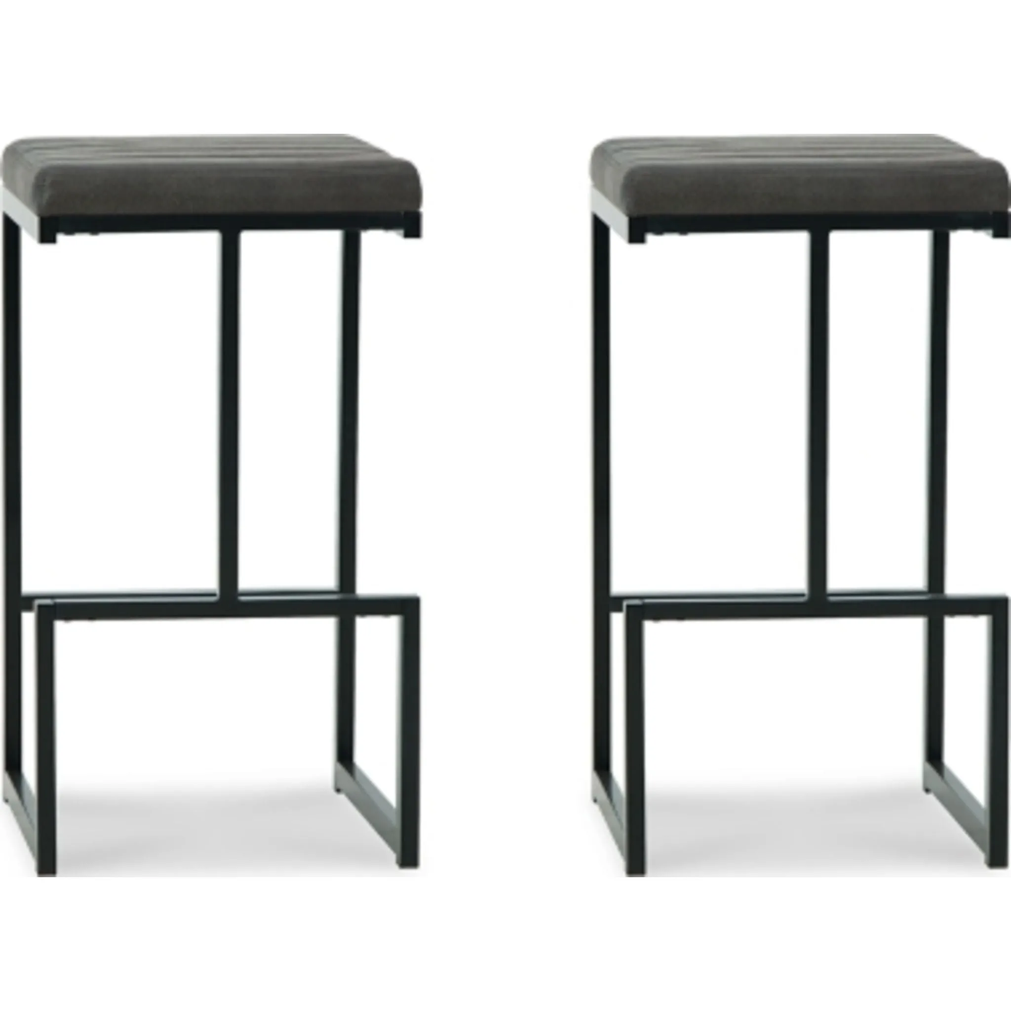 Strumford Bar Height Stool - Gray/Black - (D109-130)