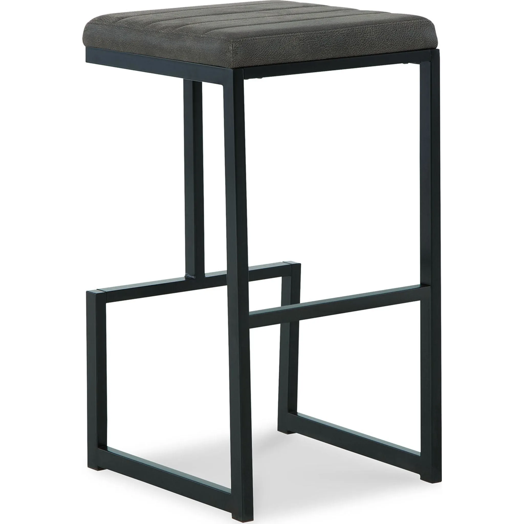 Strumford Bar Height Stool - Gray/Black - (D109-130)