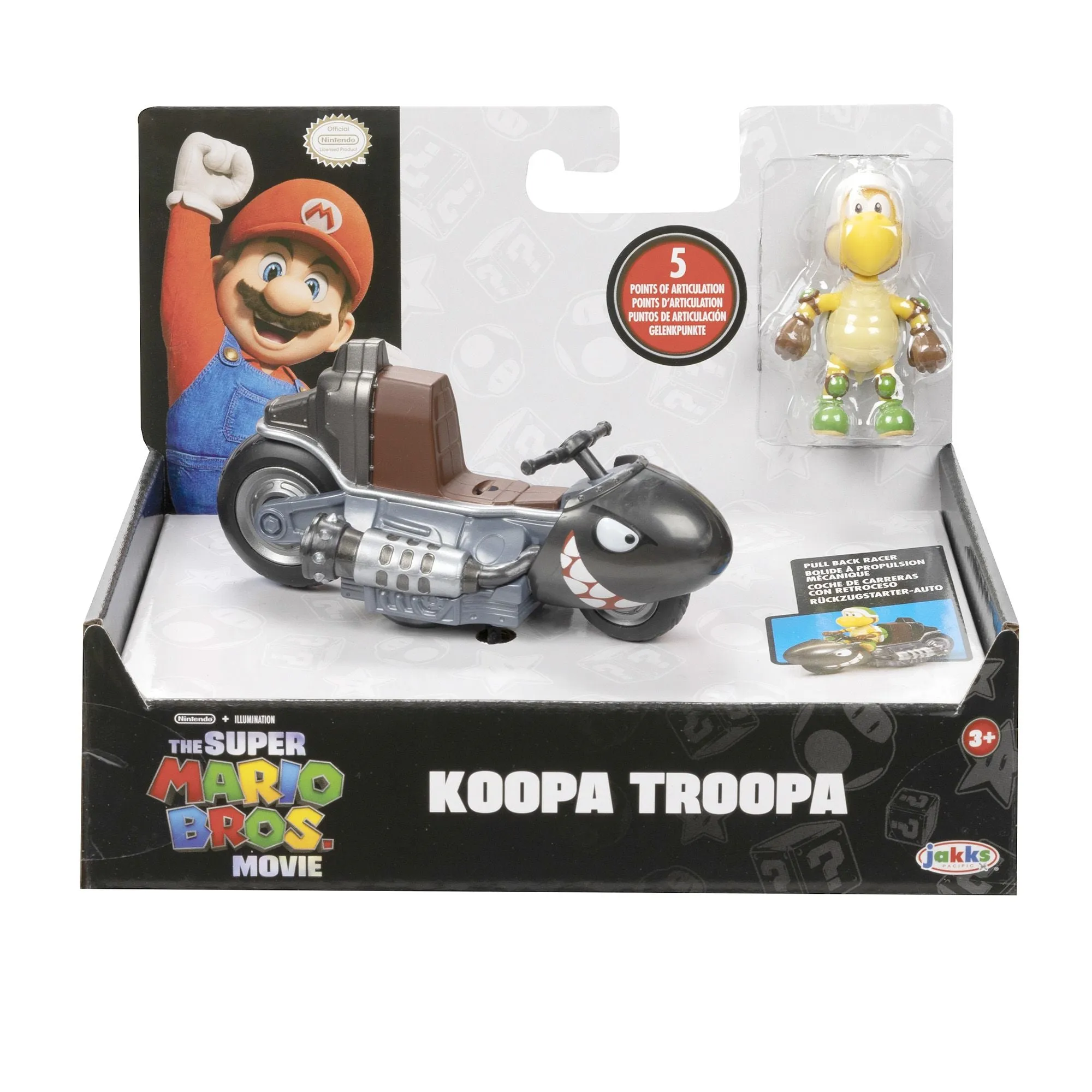 Super Mario Bros. Movie 6.35cm Figure With Kart Koopa Troopa