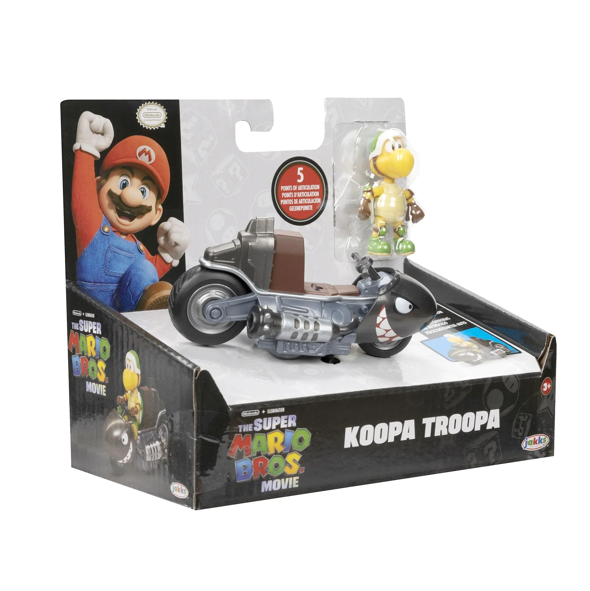 Super Mario Bros. Movie 6.35cm Figure With Kart Koopa Troopa