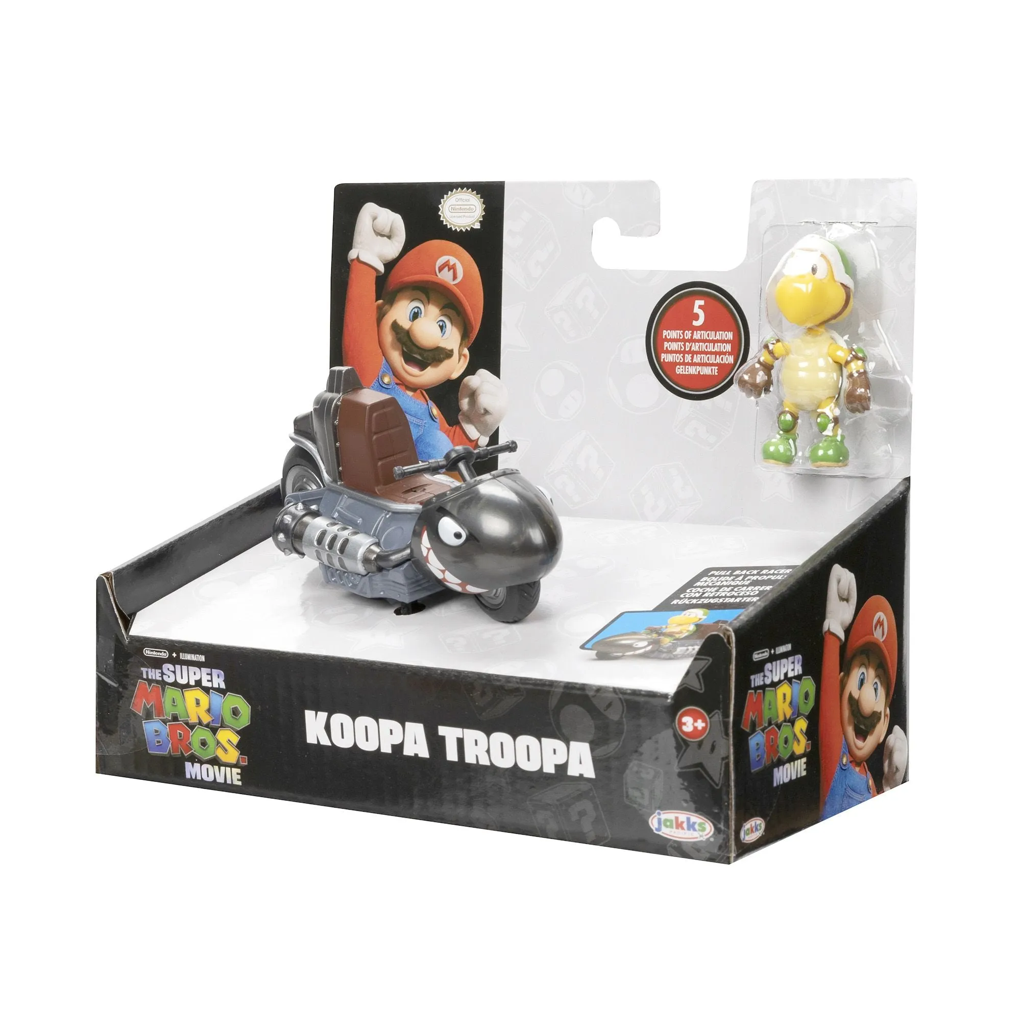 Super Mario Bros. Movie 6.35cm Figure With Kart Koopa Troopa